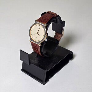 Vintage Seiko Quartz SX Watch Men Minimalist 5Y31 BA40R Japan Base Metal SS Back